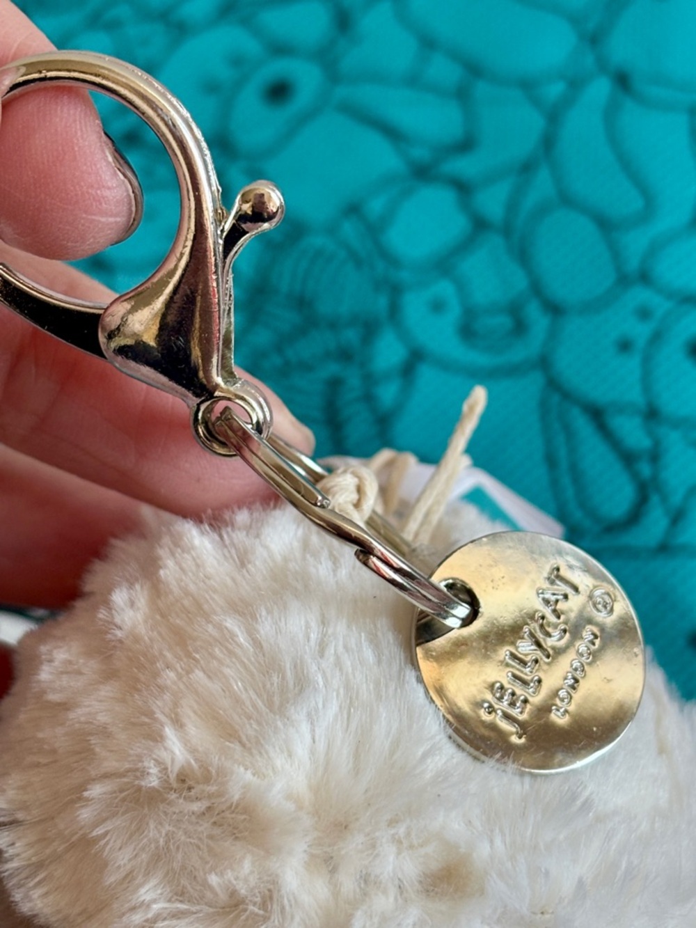 NWT Jellycat Coffee-To-Go Bag Charm - Picture 5 of 7